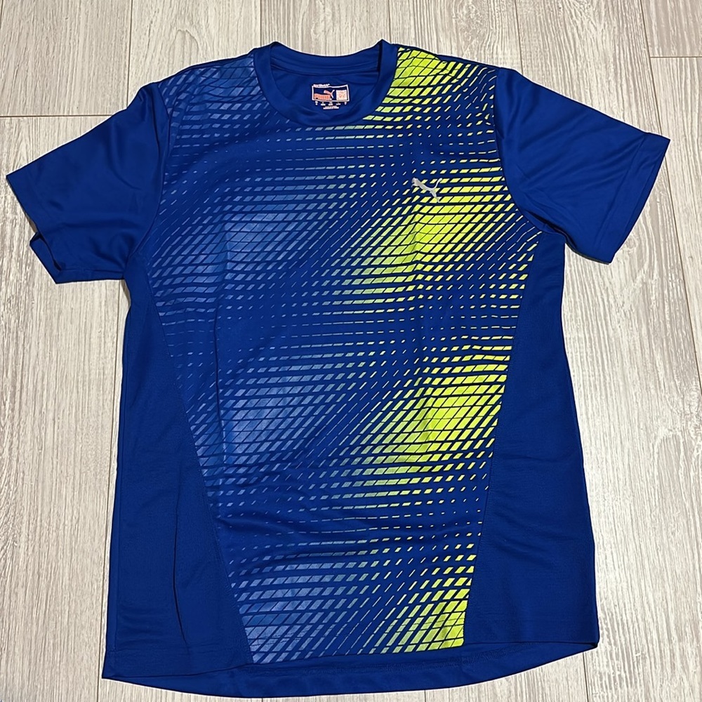 Bundle of 3 Puma Dri-Fit Shirts 💙🧡 - Picture 3 of 4
